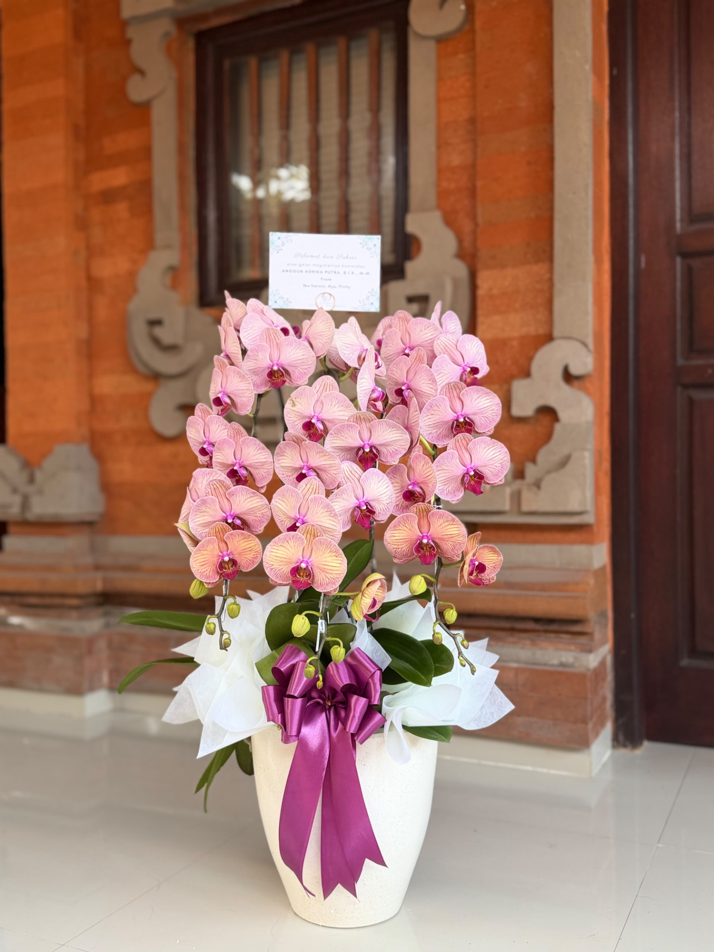 The Trio orchid arrangement — Orchid Bali arrangement photo 1 of 7